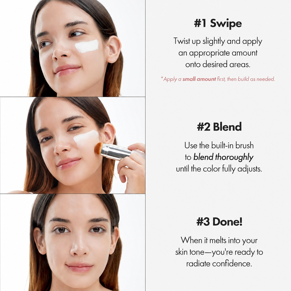 BUY 1 GET 1 FREE Color-Changing Cover Cream Stick