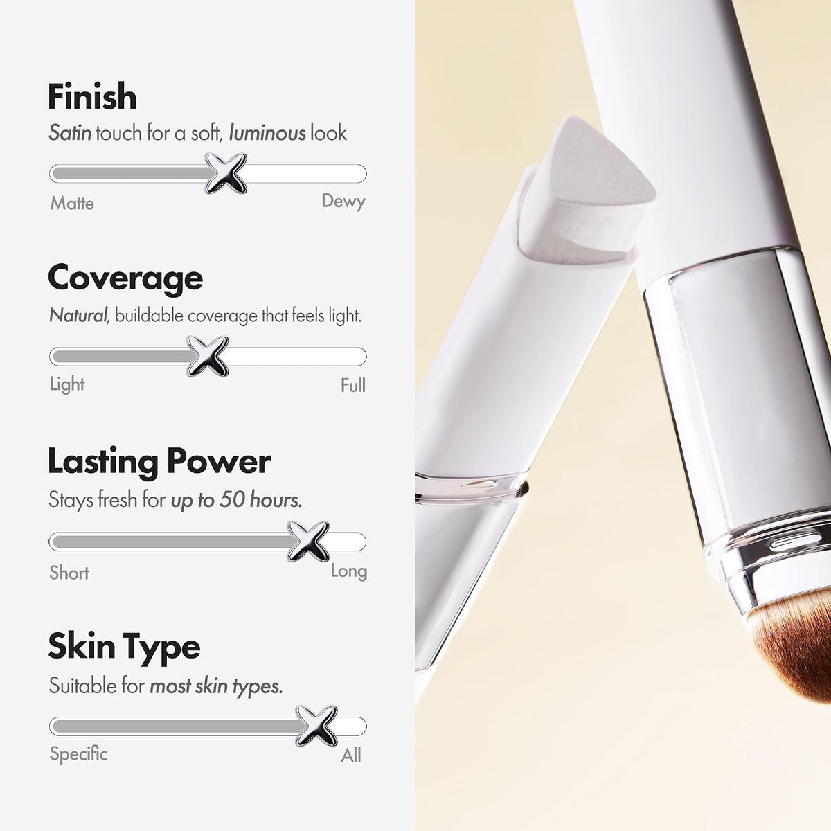 BUY 1 GET 1 FREE  Color-Changing Cover Cream Stick