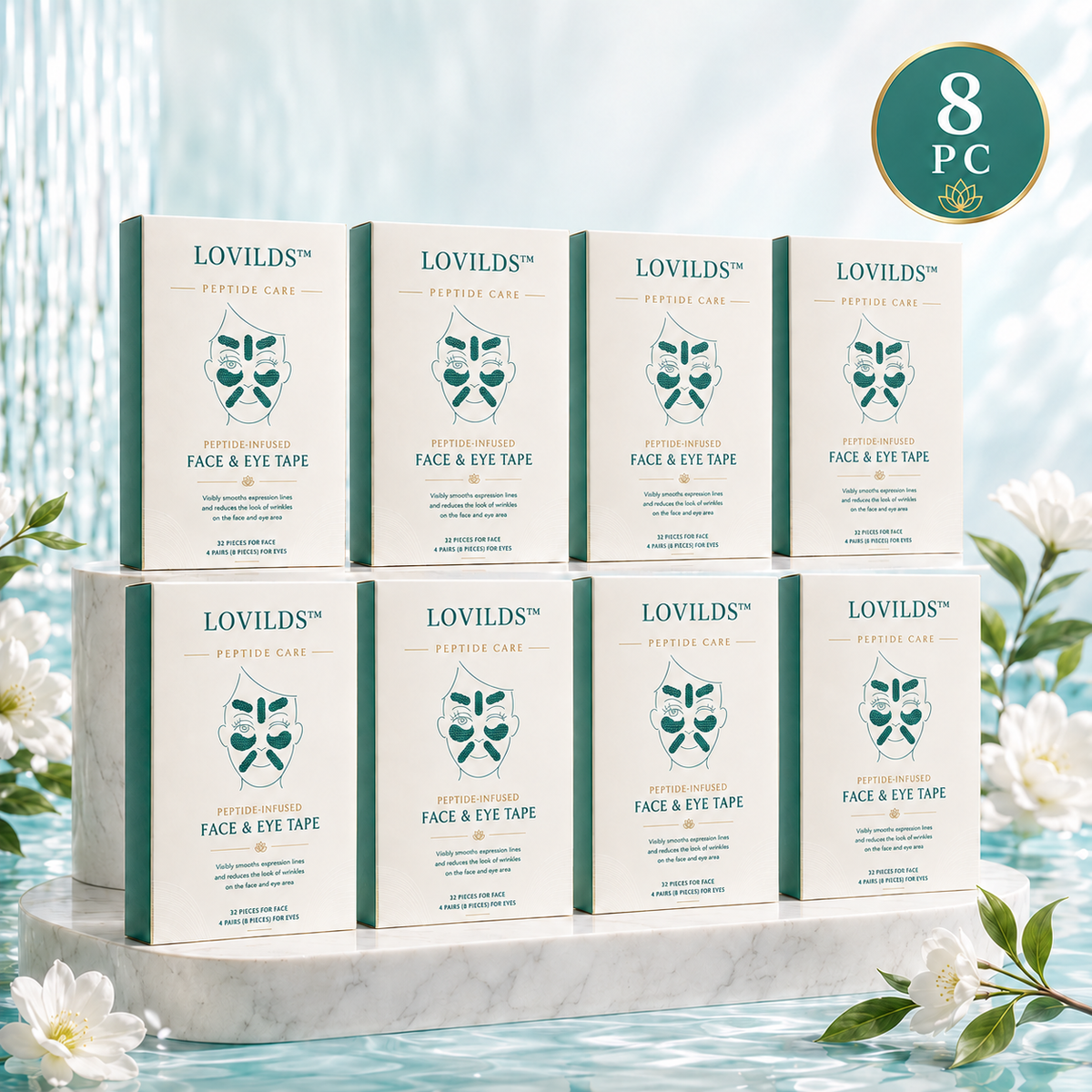 LOVILDS™ Radiance Lift Peptide Face & Eye Tape