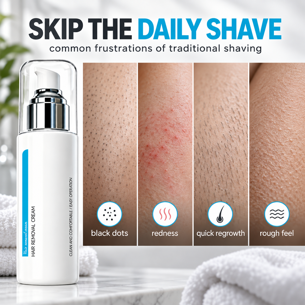 Hair Removal Cream – Gentle for Sensitive Skin
