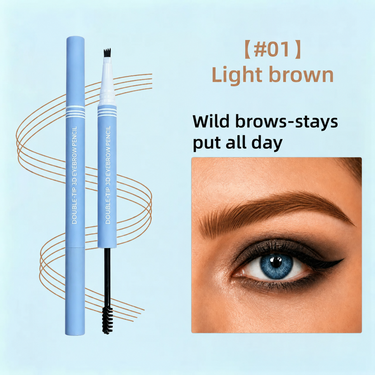 2 in 1 eyebrow pen everyday use
