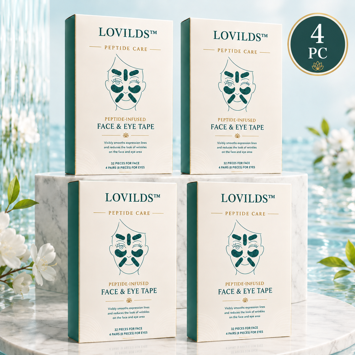 LOVILDS™ Radiance Lift Peptide Face & Eye Tape