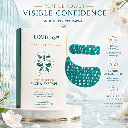 LOVILDS™ Radiance Lift Peptide Face & Eye Tape