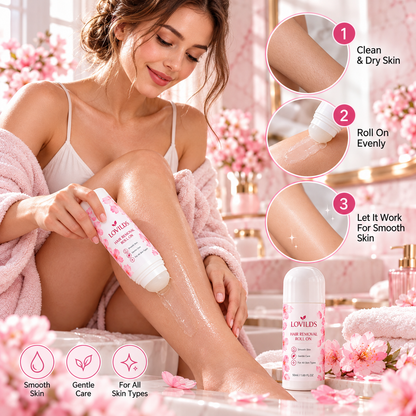 LOVILDS Gentle Smooth Roll-On Hair Removal Cream