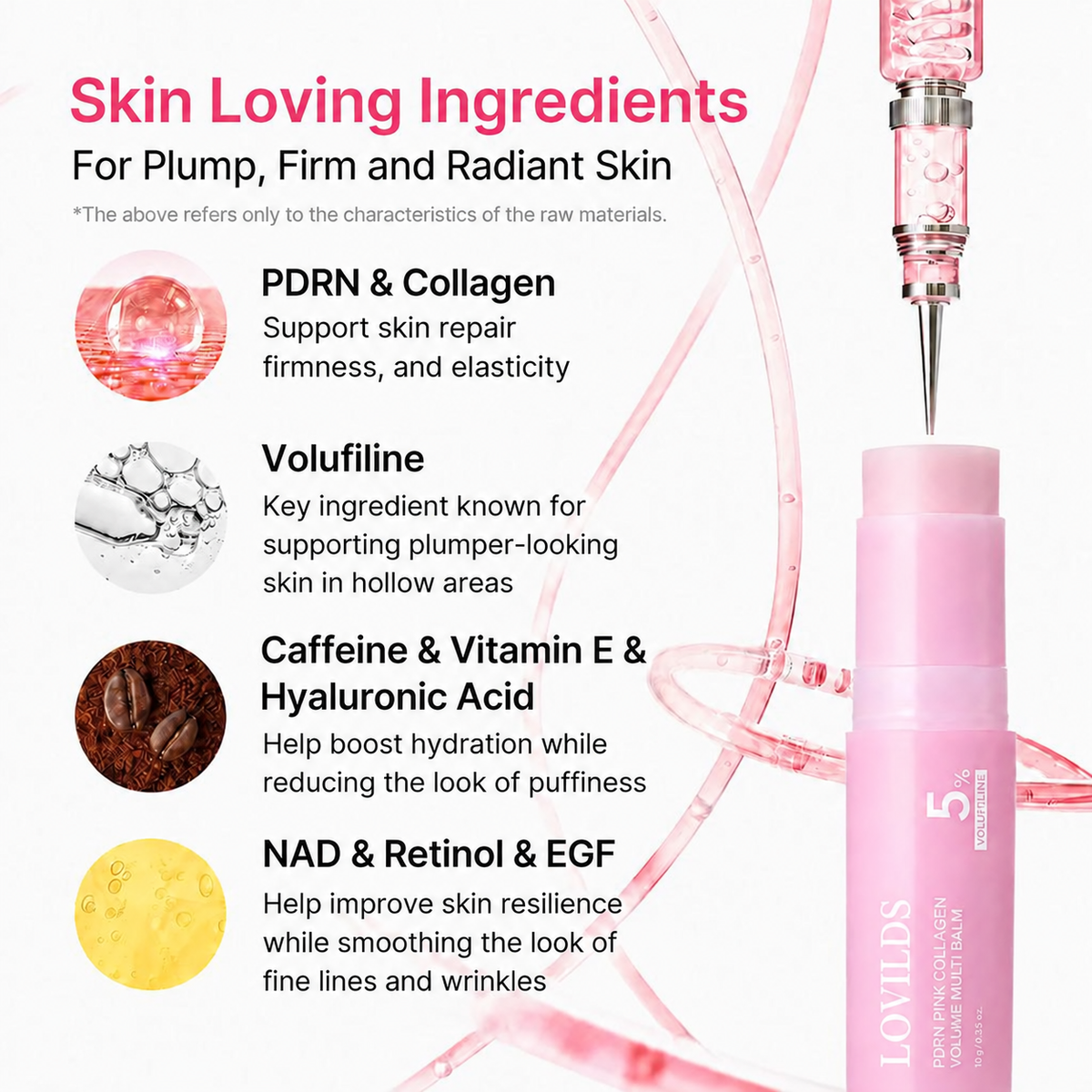 Last Day Buy 1 Get 1 Free LOVILDS Korean PDRN Pink Collagen Volume Multi Balm