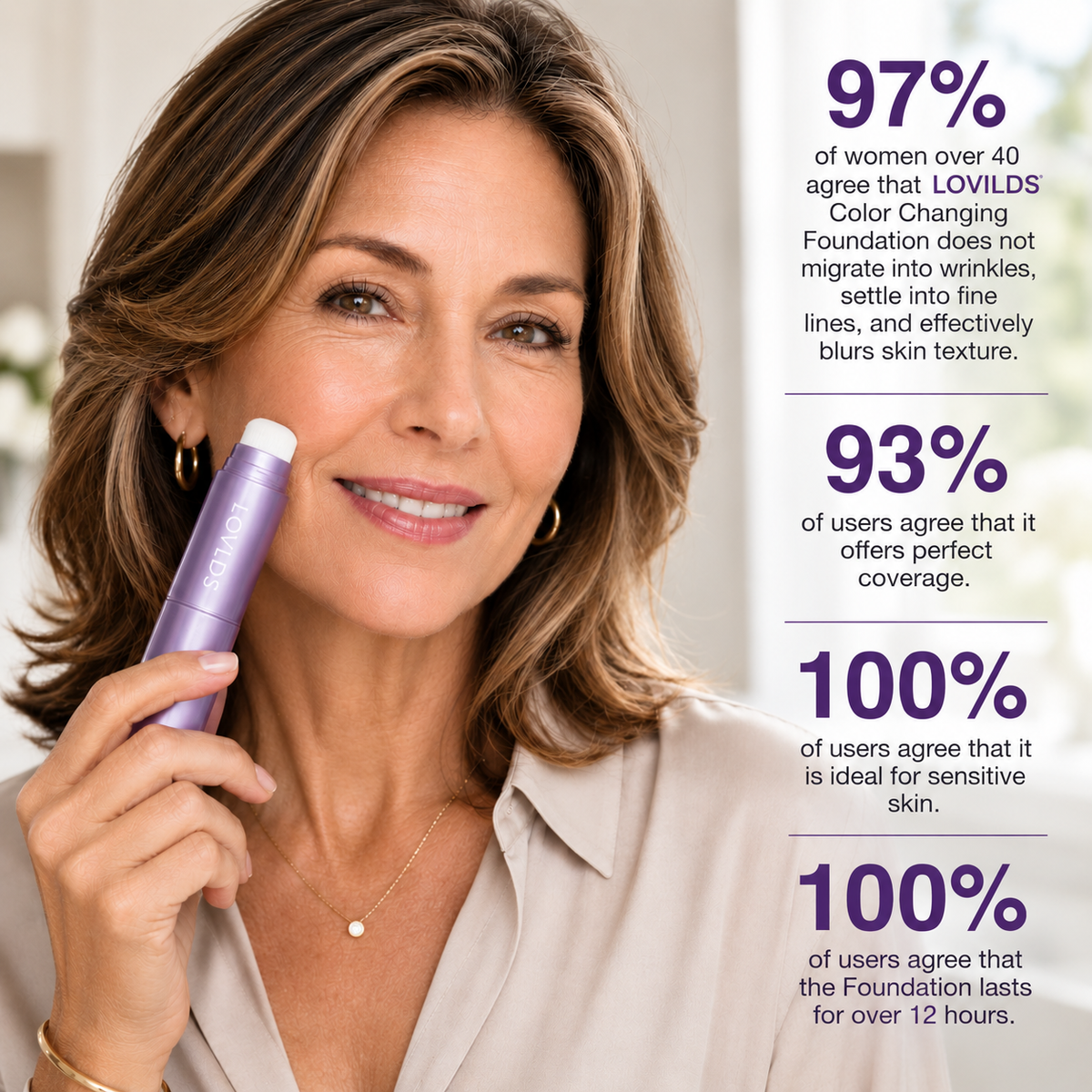 Changing Foundation Stick  – The stick that makes mature skin glow again